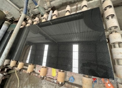 Pure Black Granite Slabs Polished From South African