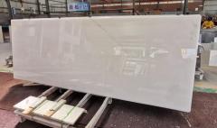 White Marble China Local Calacatta Marble Island Tops French Edge