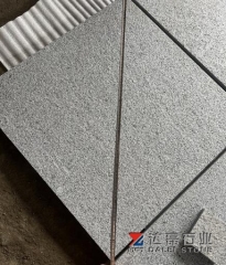 Vietnam G654 Granite Flamed Tiles Wholesale