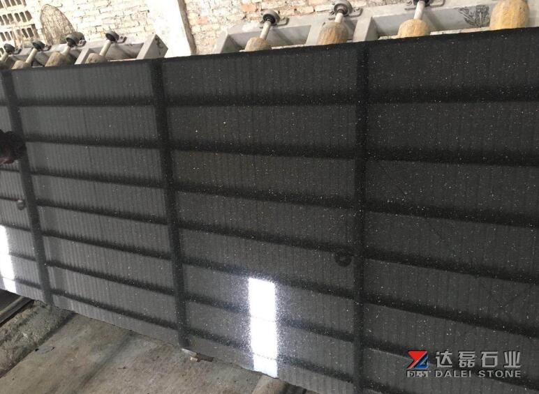 Black Galaxy Granite Small Slabs Polished