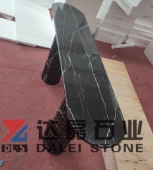 Nero Marquina Bar Table Honed Finish Way