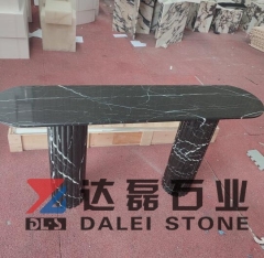 Nero Marquina Bar Table Honed Finish Way