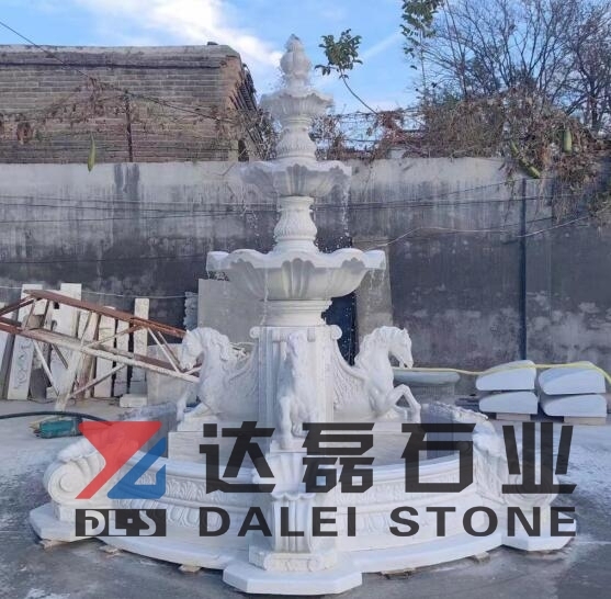 White Marble Fountain Instocking