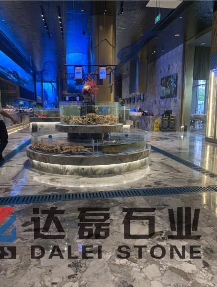 Panda Grey Marble Slabs And Tiles Polished For Building Project