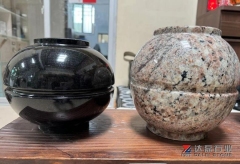 Round Design Vase For Tombstone Monuments China Factory