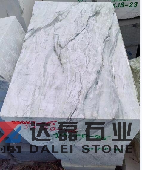 China Local White Calacatta Marble Blocks New Arrival