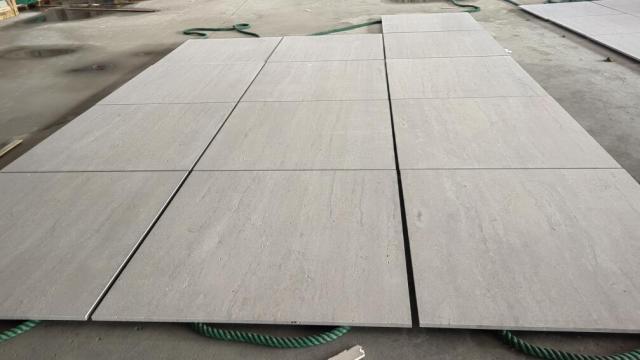 Gower Grey Travertine Polished Honed Custom Cutting