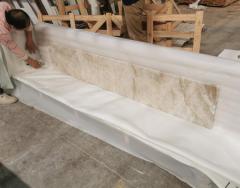 Victoria Falls Yellow White Marble Kitchen Countertops