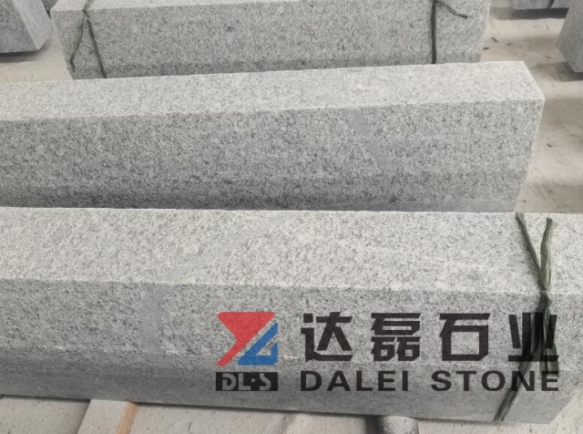 G623 Granite Kerbstone Flamed Top and Chamfer