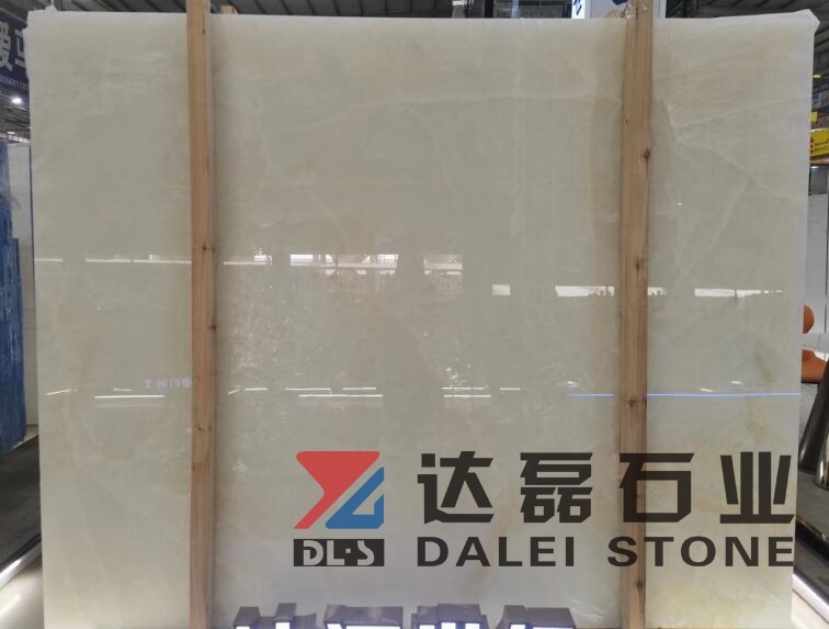 Crystal White Onyx Big Slabs With Competitive Price