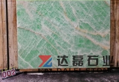 Green Color Onyx Big Slabs Most Competitive Price In Marketing