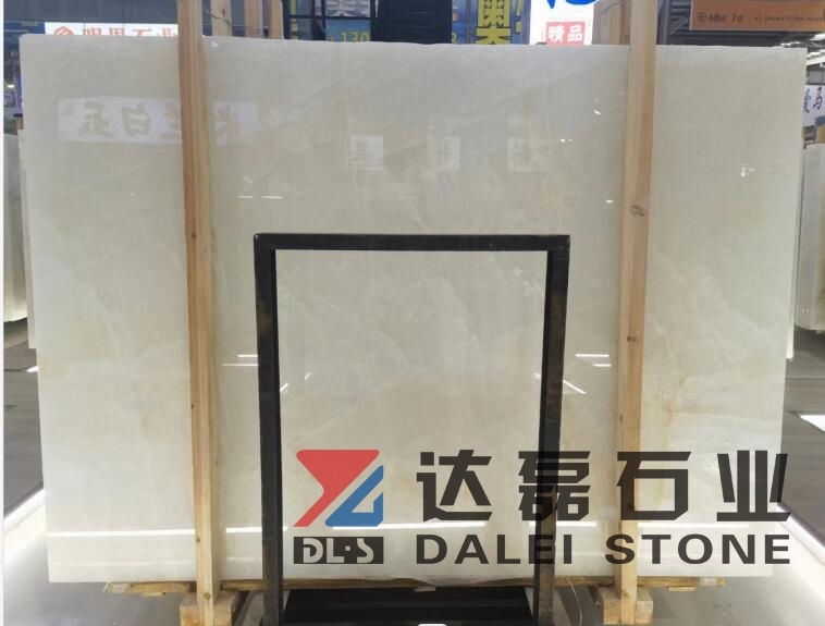 Crystal White Onyx Big Slabs With Competitive Price