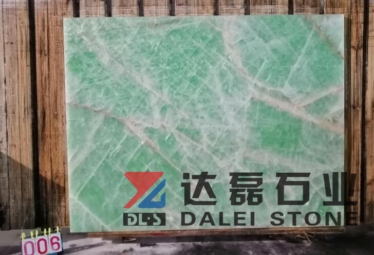 Green Color Onyx Big Slabs Most Competitive Price In Marketing