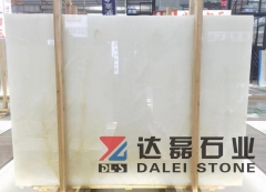 Crystal White Onyx Big Slabs With Competitive Price