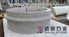Dalei Manufacture Granite Columns With G603 Granite Polished