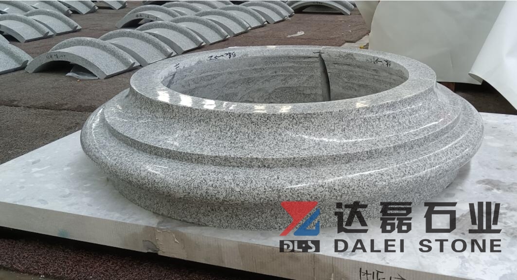 Dalei Manufacture Granite Columns With G603 Granite Polished