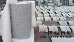 Dalei Manufacture Granite Columns With G603 Granite Polished