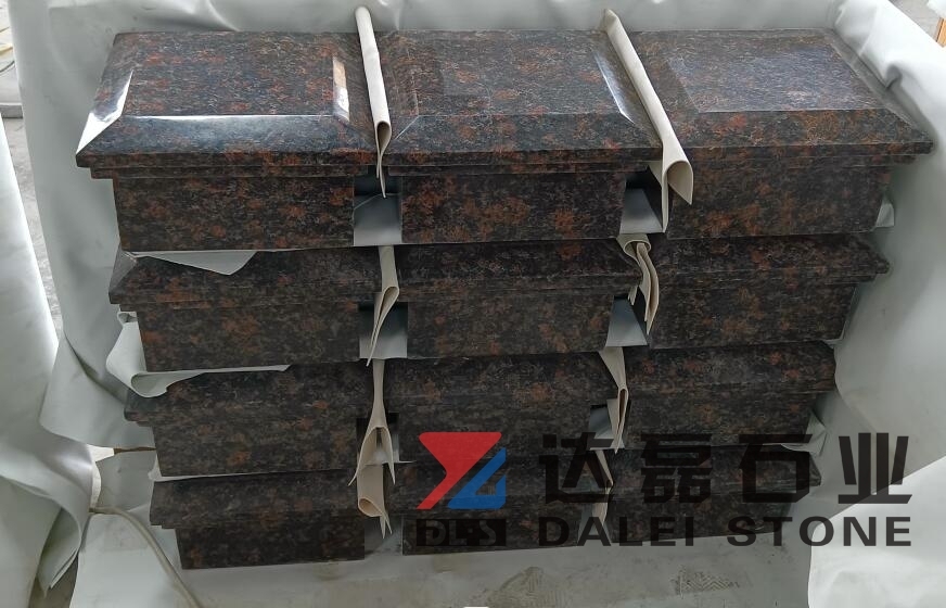 Tan Brown GRanite Balustrade King Post
