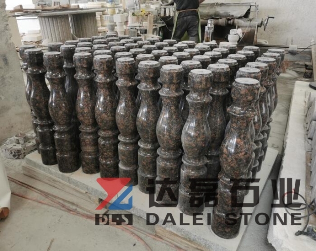 Tan Brown Granite Baluster For Projects