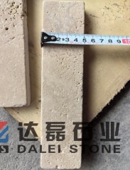 Kitchen wall Tiles Beige Travertine Cross Cutting Tumble Finish