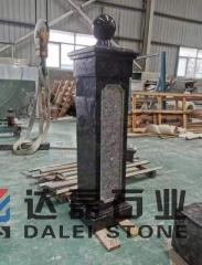 Tan Brown GRanite Balustrade King Post