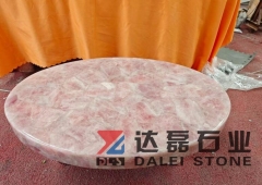 Pink Onyx Coffee Table Stone Funiture Fashion Stone