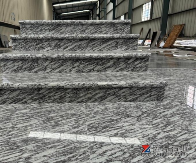 Bulgari Granite Steps Risers Polished