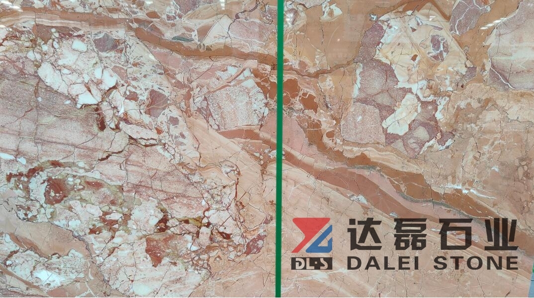 Calacatta Red Marble Big Slabs Wholesale From Dalei Stone Warehouse