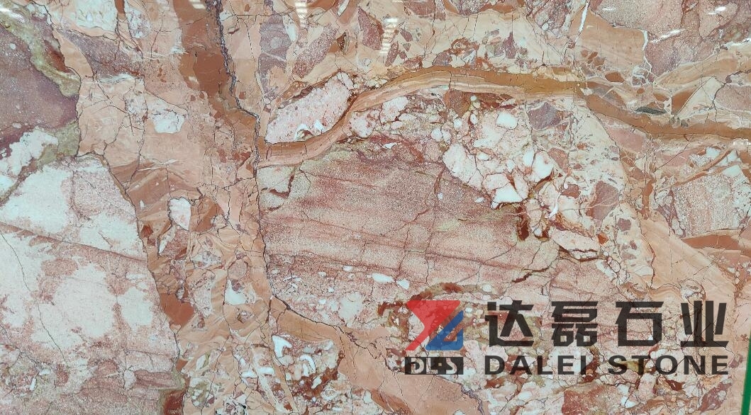 Calacatta Red Marble Big Slabs Wholesale From Dalei Stone Warehouse