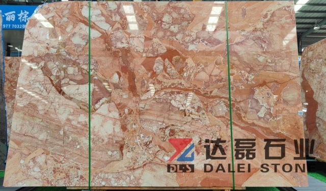 Calacatta Red Marble Big Slabs Wholesale From Dalei Stone Warehouse