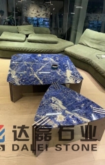 Natural Stone Bolivian Blue Coffee Table