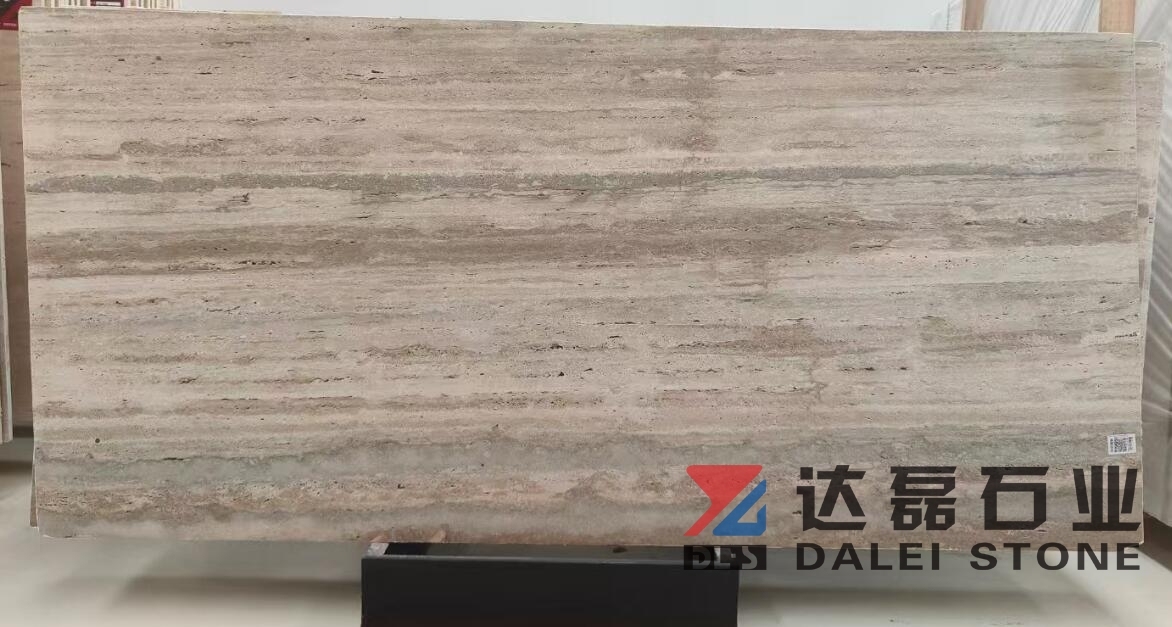 Italy Beige Travertine Honed 2cm Slabs and Tiles
