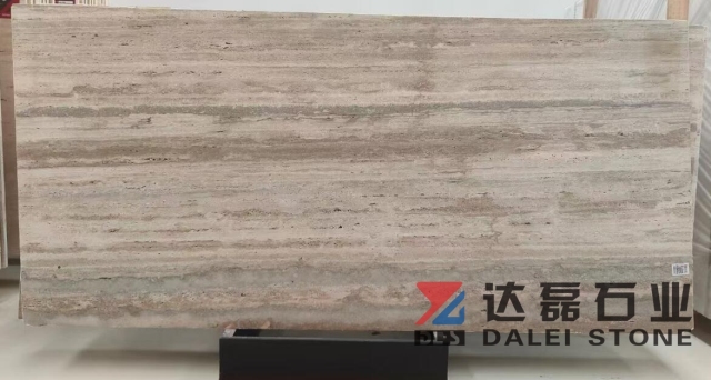 Italy Beige Travertine Honed 2cm Slabs and Tiles
