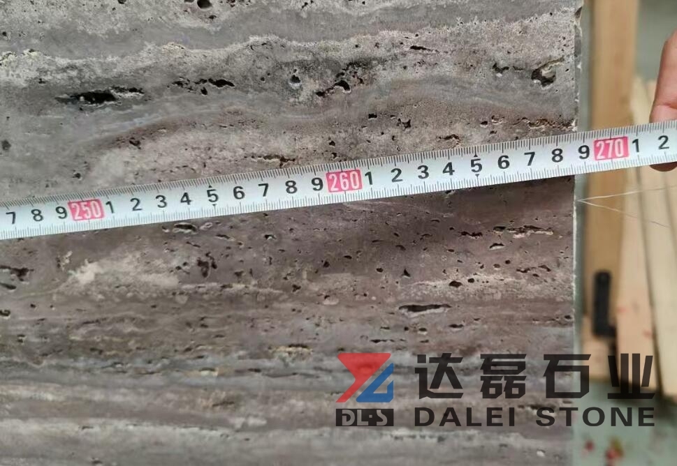 Iran Grey Travetine Honed Finish Slabs and Tiles