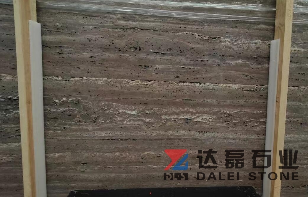 Iran Grey Travetine Honed Finish Slabs and Tiles