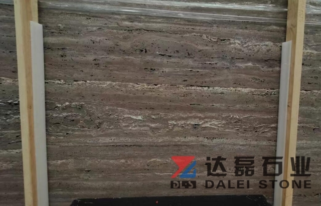 Iran Grey Travetine Honed Finish Slabs and Tiles
