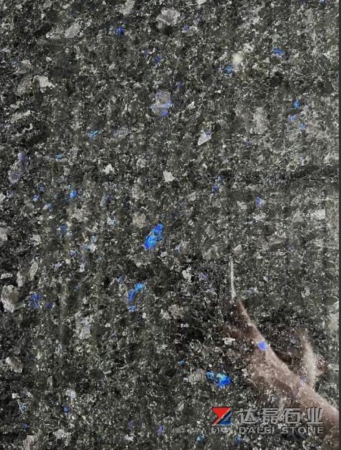 Granite Slabs Blue In Night Brush Finish Big Slabs