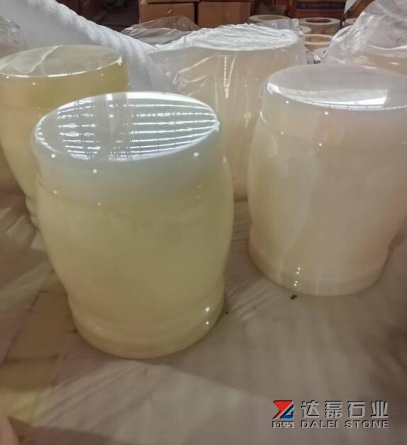 Funerary Urns Made From Honey Onxy