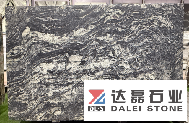 Blue Black White Color Brazil Stones Natural Stones Big Slabs