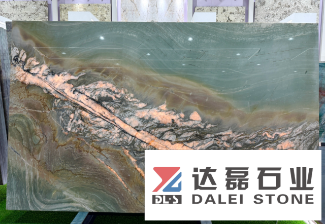 Brazil Natural Stones Natural Quartize Green Color