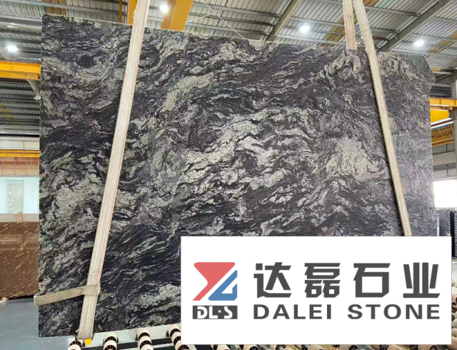 Blue Black White Color Brazil Stones Natural Stones Big Slabs