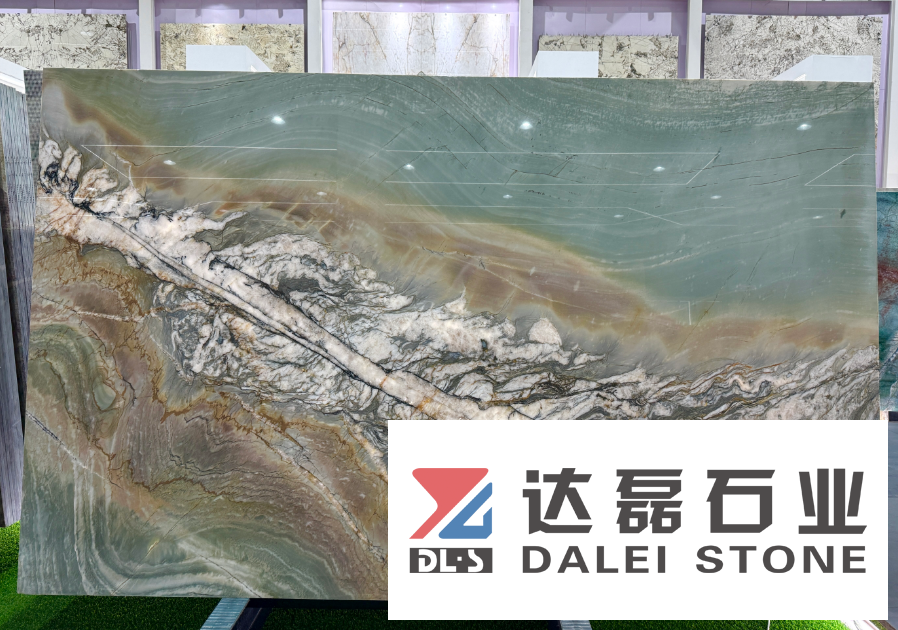 Brazil Natural Stones Natural Quartize Green Color