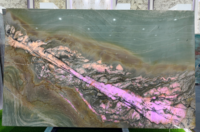 Blue Crystal Natural Quartzite Stone Brazil Kitchen Countertops