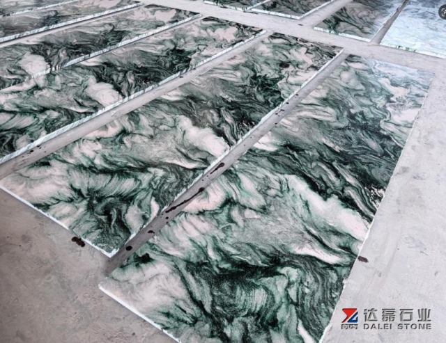 Norway Green Granite Slabs Tiles Polished Project need