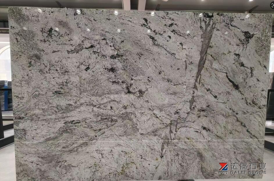 Silver Grey Granite Big Slabs Floor Tiles Polished