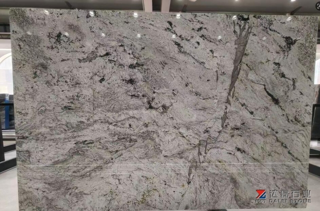Silver Grey Granite Big Slabs Floor Tiles Polished