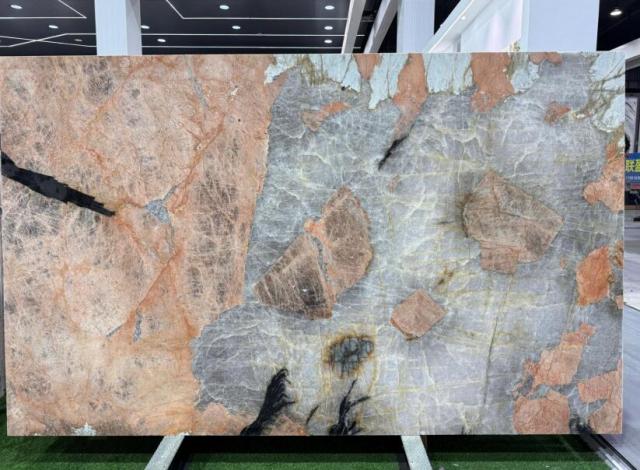 Brazil Natural Quartize Slabs Pink Marble Big Slabs