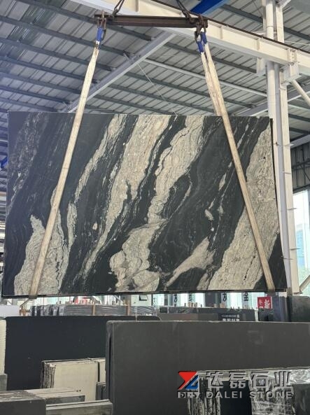 China Local Granite Cosmic Black Granite Big Slabs Polished