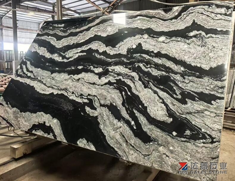 China Local Granite Cosmic Black Granite Big Slabs Polished
