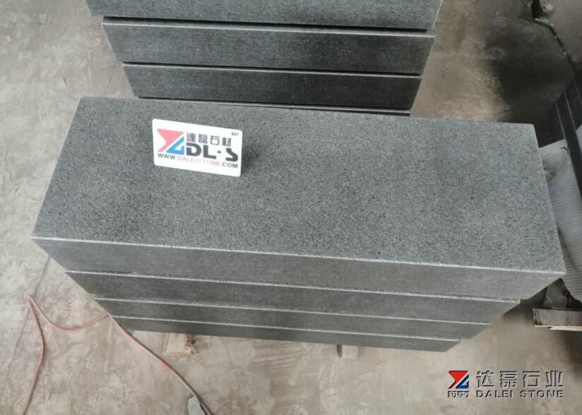 G38 Granite Black Granite Copping Tiles Flamed Brush Landscape